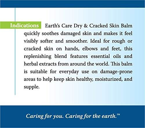 Earth's Care Dry and Cracked Skin Balm - Allergy-Tested, Paraben-Free, Fragrance-Free, 2.5 oz - görsel 6