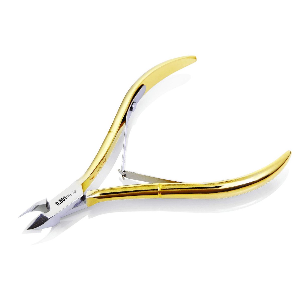 Nghia Hard Steel Cuticle Nipper C-118 (Previously D-501) – Professional Gold Cuticle Nippers - görsel 1