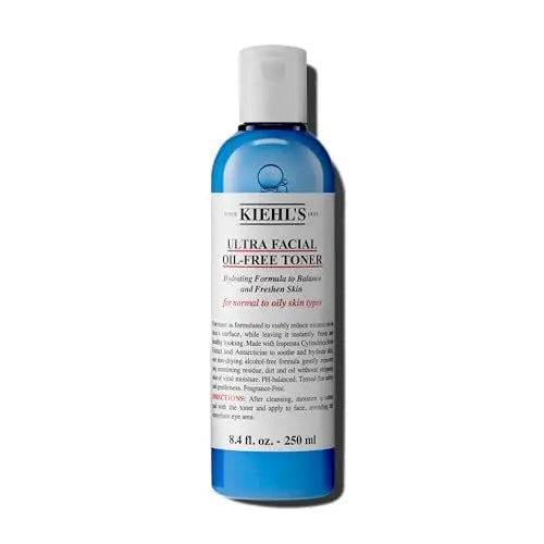 Kiehl's Ultra Facial Oil-Free Toner – Soothing & Hydrating Toner for Oily to Normal Skin, Reduces Excess Oil, Alcohol-Free, pH-Balanced, Paraben-Free, Fragrance-Free, 8.4 fl oz Avelisse