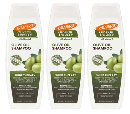 Palmer's Olive Oil Formula with Vitamin E Smoothing Shampoo, 13.5 oz (Pack of 3) Avelisse