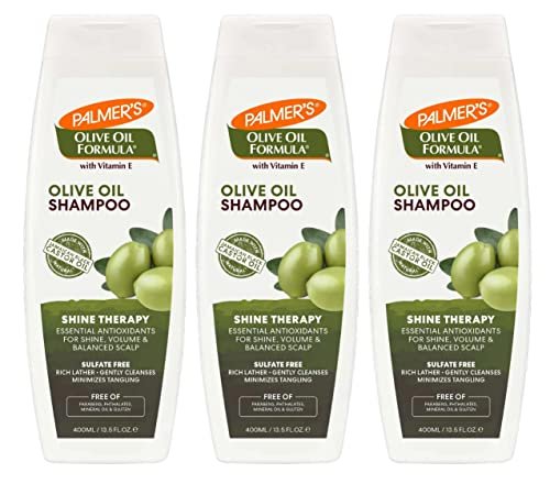 Palmer's Olive Oil Formula with Vitamin E Smoothing Shampoo, 13.5 oz (Pack of 3) Avelisse