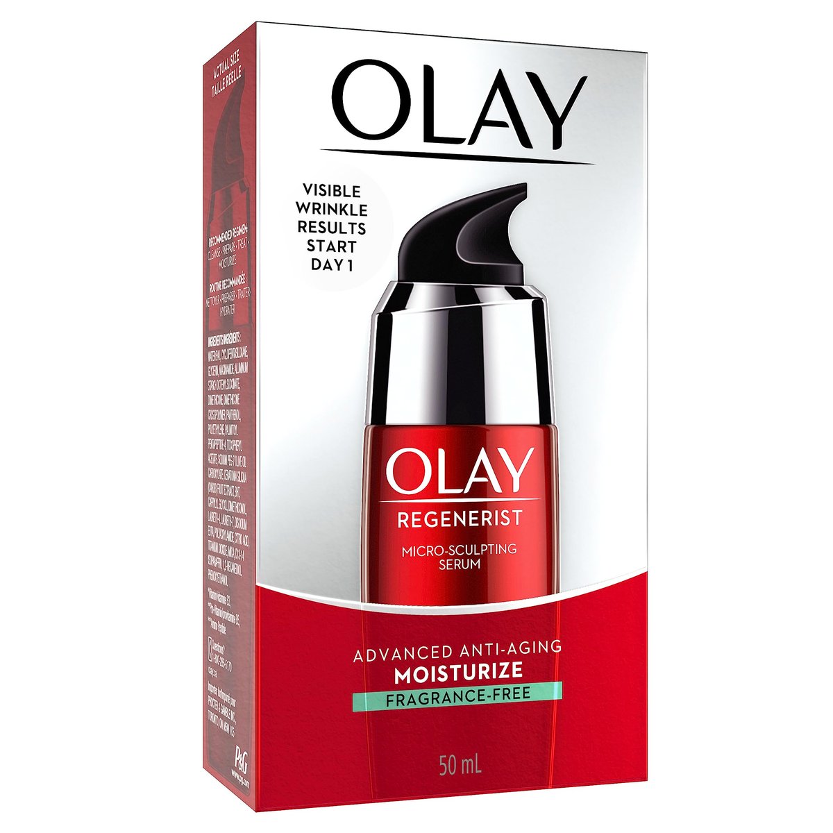 Olay Regenerist Micro Sculpting Serum, Fragrance Free Anti Aging Face Serum, 1.7 Fl Oz - görsel 3