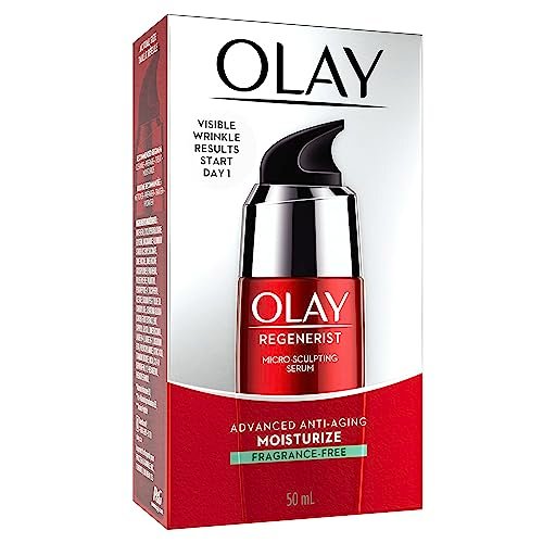 Olay Regenerist Micro Sculpting Serum, Fragrance Free Anti Aging Face Serum, 1.7 Fl Oz - görsel 4