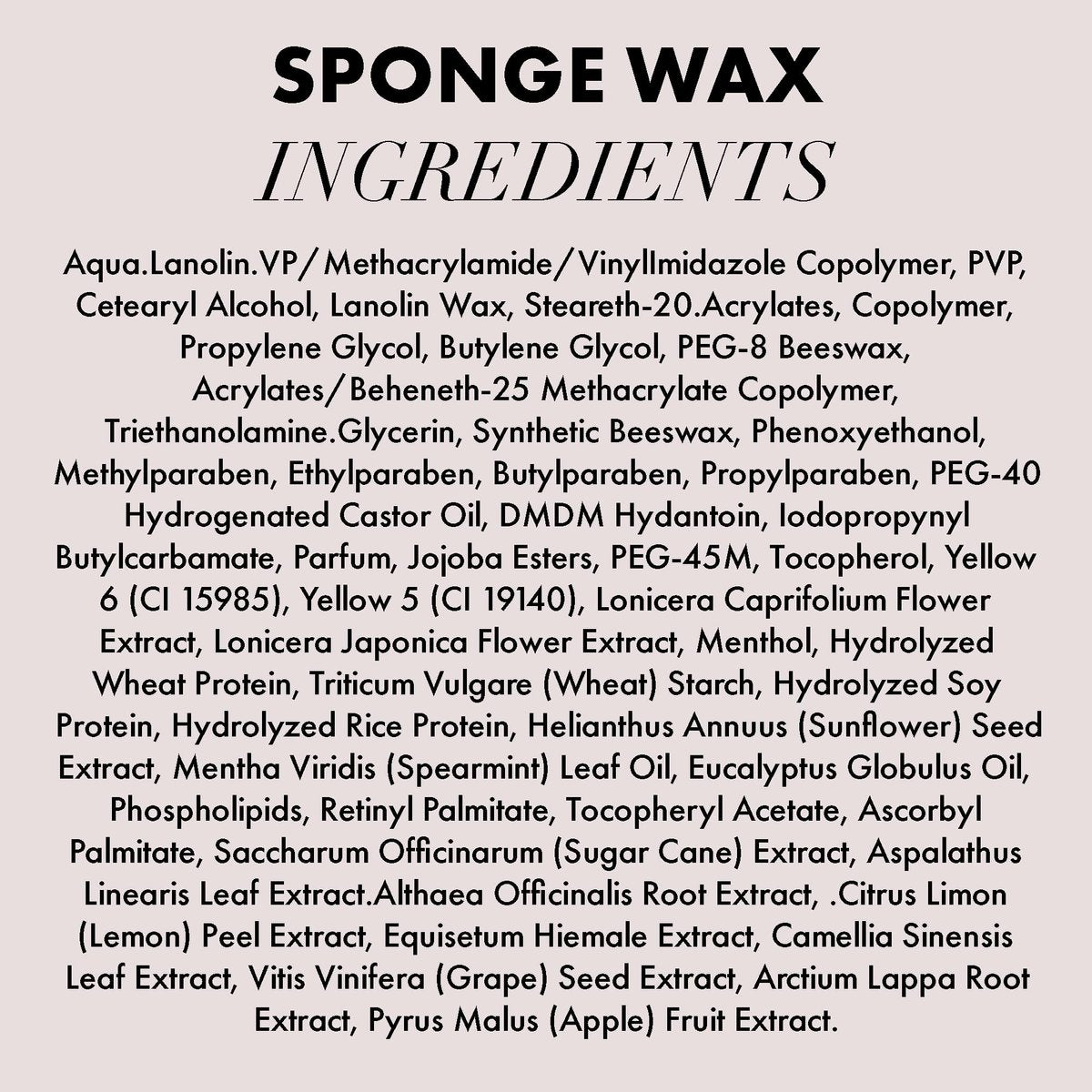 Hanz de Fuko Sponge Wax – Premium Men’s Hair Styling Wax for Medium Hold & Semi-Matte Finish – 2 oz Travel Size Avelisse