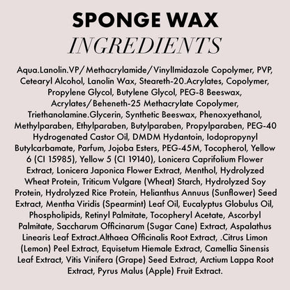 Hanz de Fuko Sponge Wax – Premium Men’s Hair Styling Wax for Medium Hold & Semi-Matte Finish – 2 oz Travel Size Avelisse