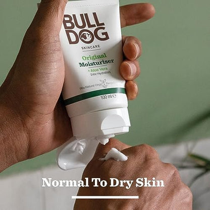 Bulldog Original Moisturizer 3.3 oz - Natural Face & Body Lotion for Men