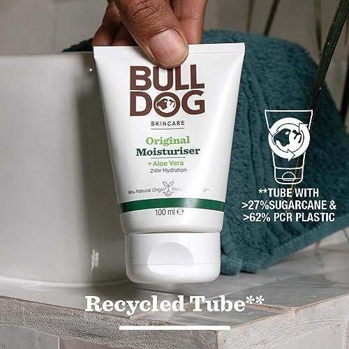 Bulldog Original Moisturizer 3.3 oz - Natural Face & Body Lotion for Men - görsel 10