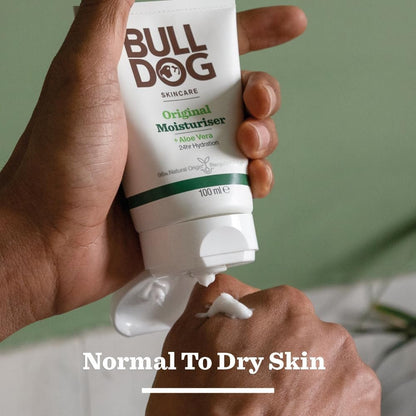 Bulldog Original Moisturizer 3.3 oz - Natural Face & Body Lotion for Men