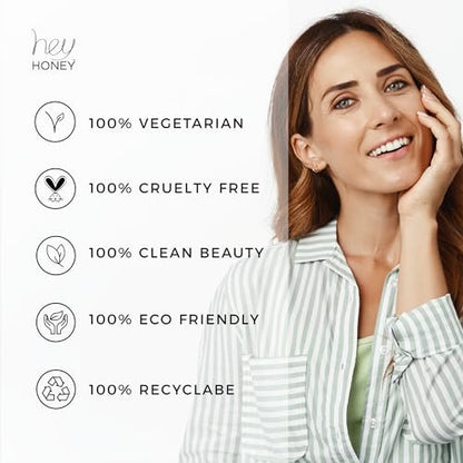 Hey Honey Skincare Relax - Instant Rosacea Relief Cream for Sensitive Skin | Calming Face Moisturizer for Facial Redness & Irritation | Dermatologist Tested, Oil-Free with Honey & Propolis | 2.2 Oz Avelisse