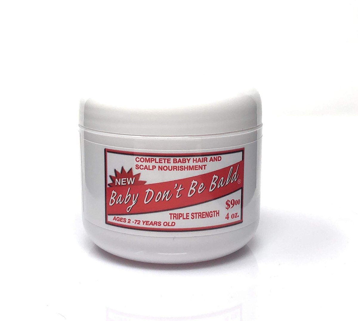 Baby Don't Bald Triple Strength Hair Grow - 4 oz Hair Regrowth Treatment - görsel 1