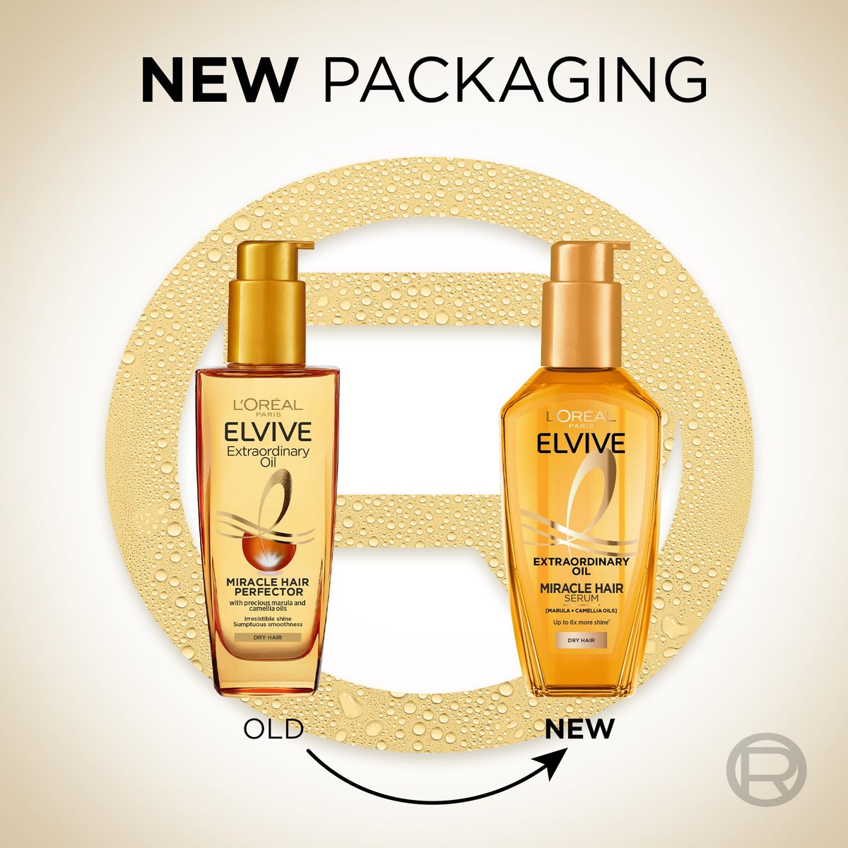 L'Oréal Paris Elvive Extraordinary Oil Miracle Hair Serum, Intense Nourishment, Up to 6x More Shine, Heat Protection up to 230°C, for All Hair Types, 100ml Avelisse
