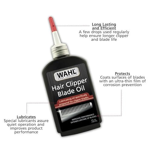 Wahl Premium Hair Clipper Blade Lubricating Oil – 4 Fl Oz – Model 3310-300A - görsel 6