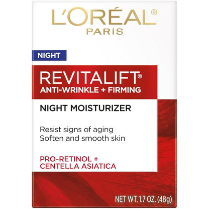 L'Oreal Paris RevitaLift Anti-Wrinkle Firming Night Cream - 1.7 oz Avelisse