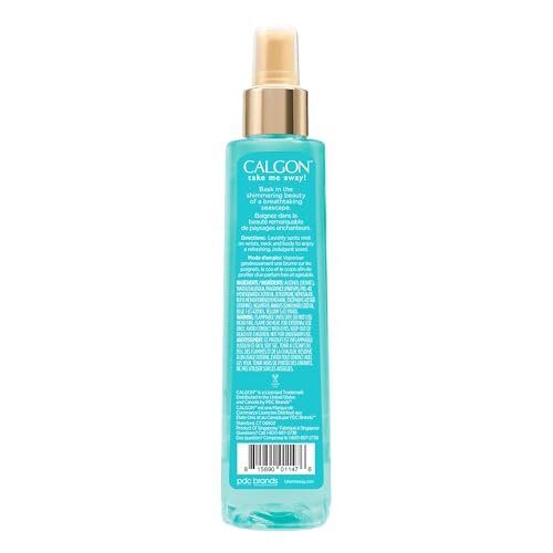Calgon Fragrance Body Mist - Turquoise Seas, 8 oz - Long-Lasting Scent for Women & Men - görsel 4
