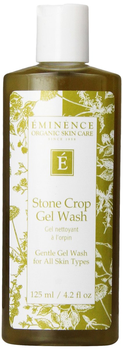 Eminence Stone Crop Gel Wash - Gentle Cleansing Gel for Sensitive Skin, 4.2 Fl Oz Avelisse