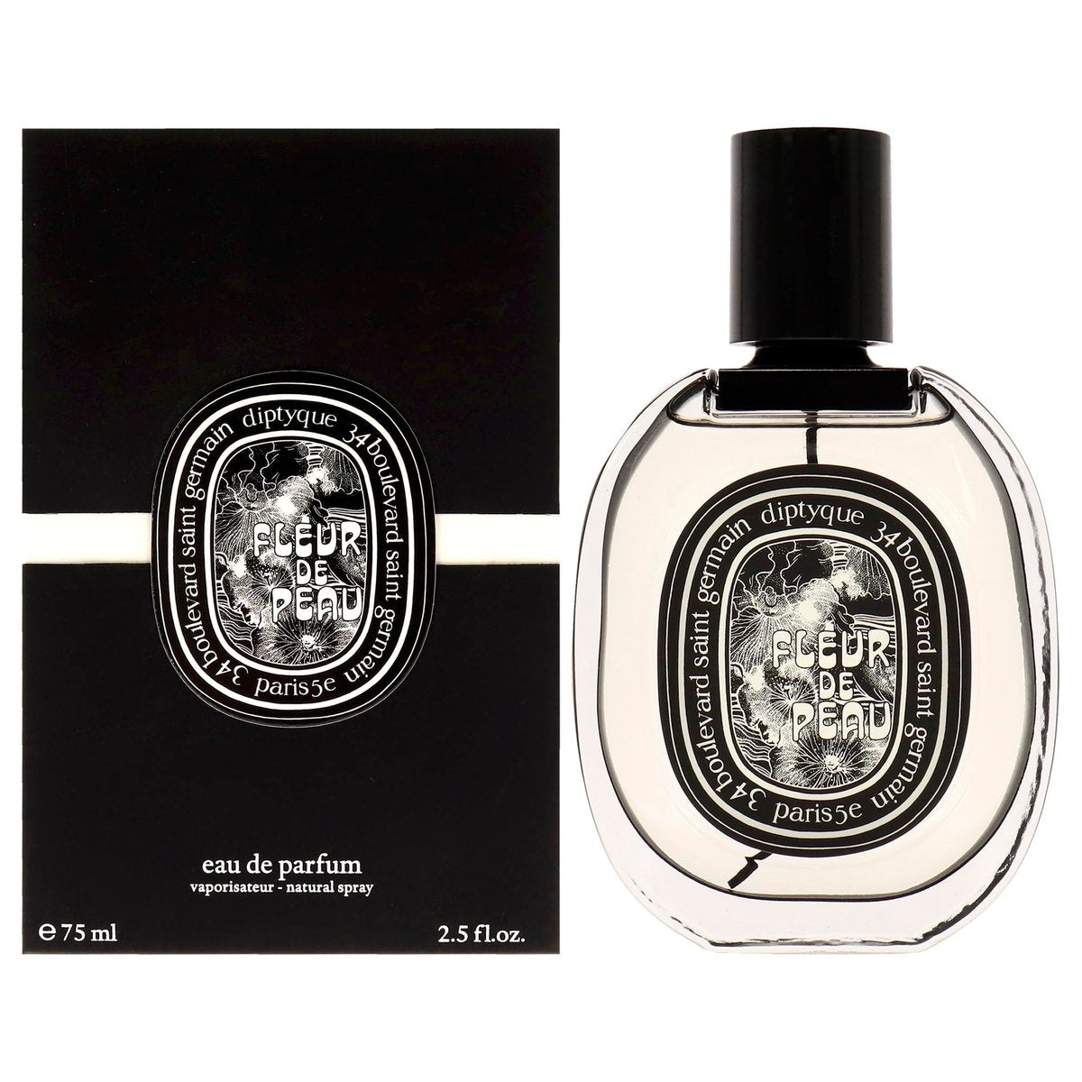 Diptyque Fleur de Peau Eau de Parfum 2.5 oz – Elegant Floral Musk Fragrance for Women - görsel 2