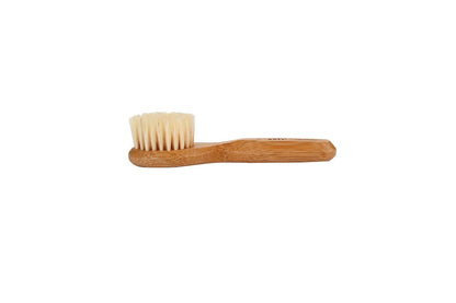 Natural Bristle Wood Handle Facial Cleansing Brush - Manual Exfoliating Brush for Gentle Skin Care Avelisse