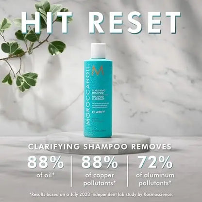 Moroccanoil Clarifying Shampoo – 8.5 Fl Oz Deep Cleanse for Buildup-Free Hair Avelisse