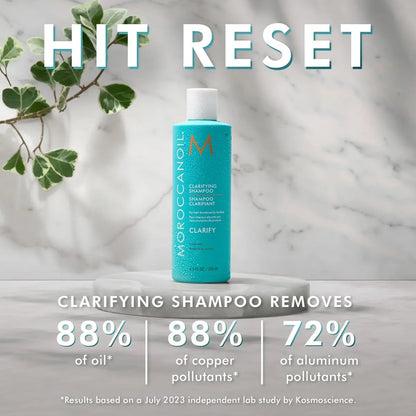 Moroccanoil Clarifying Shampoo – 8.5 Fl Oz Deep Cleanse for Buildup-Free Hair Avelisse