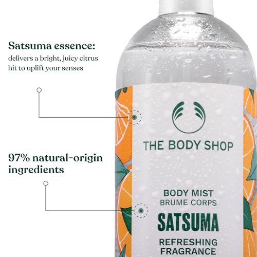 The Body Shop Satsuma Body Mist – Refreshing Citrus Scent, Vegan, 3.3 fl oz Avelisse