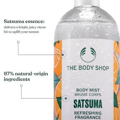 The Body Shop Satsuma Body Mist – Refreshing Citrus Scent, Vegan, 3.3 fl oz Avelisse