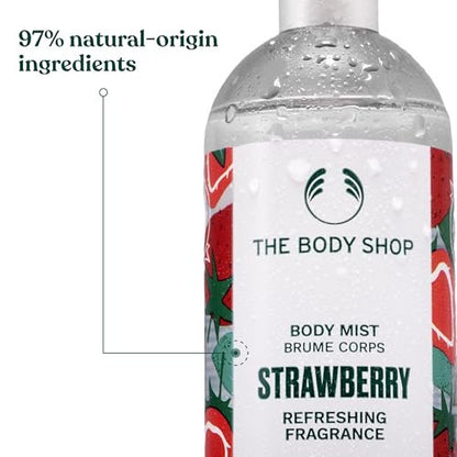 The Body Shop Strawberry Body Mist – Lightweight, Sweet Fruity Fragrance – Refreshes & Cools – Vegan – 3.3 Fl Oz Avelisse
