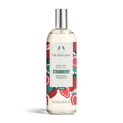 The Body Shop Strawberry Body Mist – Lightweight, Sweet Fruity Fragrance – Refreshes & Cools – Vegan – 3.3 Fl Oz Avelisse