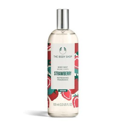 The Body Shop Strawberry Body Mist – Lightweight, Sweet Fruity Fragrance – Refreshes & Cools – Vegan – 3.3 Fl Oz Avelisse