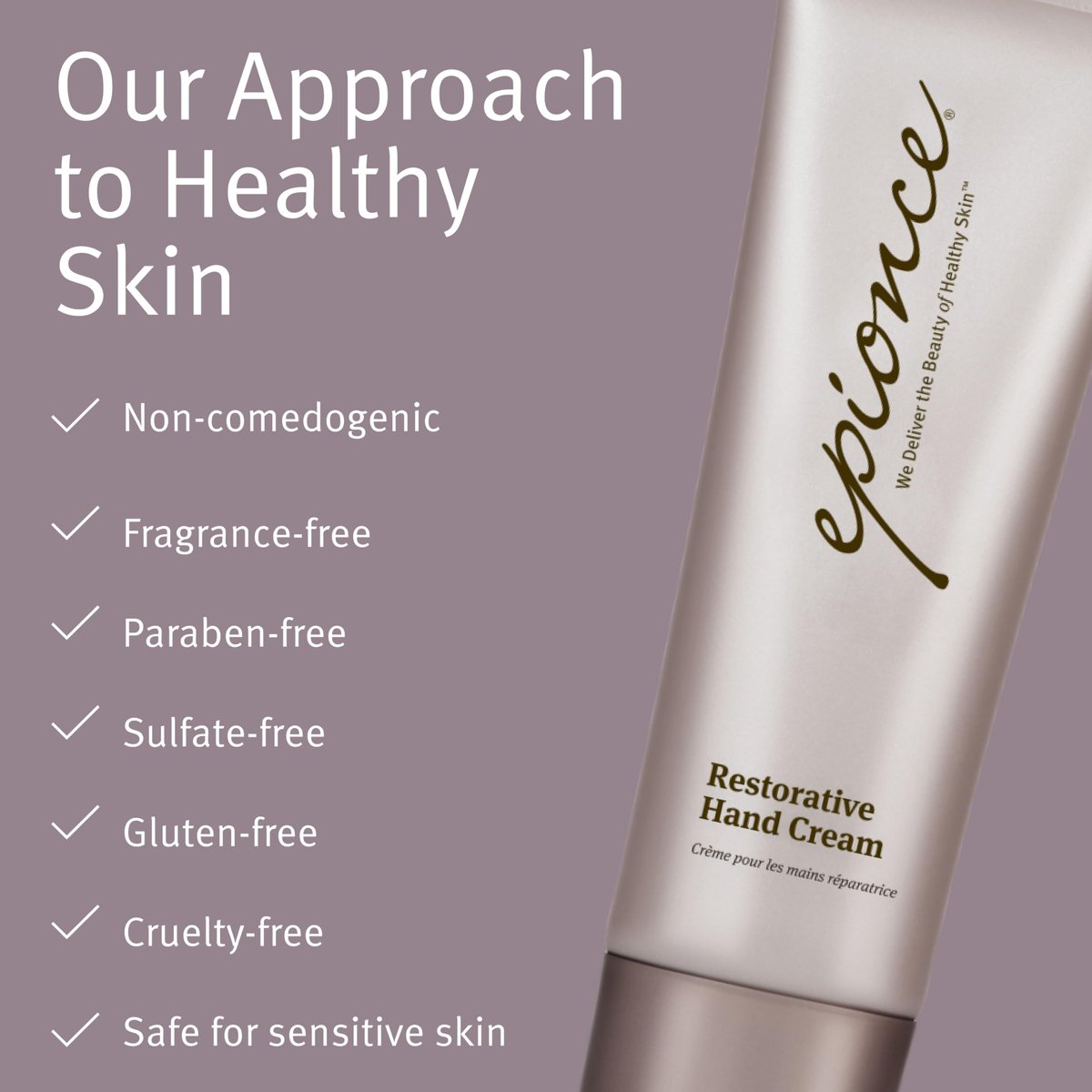 Epionce Restorative Hand Cream - Non-Greasy Hydrating Anti-Aging Hand Cream for All Skin Types with Hyaluronic Acid, Dermatologist Skincare Avelisse