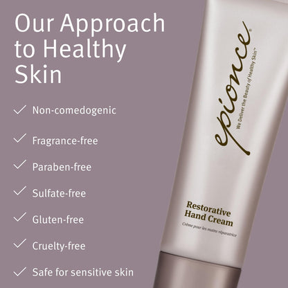 Epionce Restorative Hand Cream - Non-Greasy Hydrating Anti-Aging Hand Cream for All Skin Types with Hyaluronic Acid, Dermatologist Skincare Avelisse