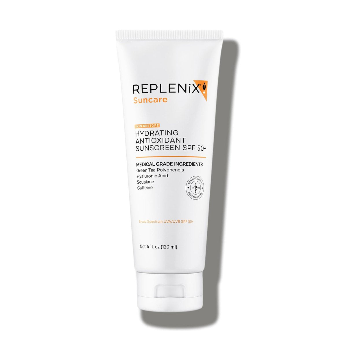 Replenix Antioxidant Hydrating Sunscreen SPF 50+ - Medical Grade Zinc Oxide Sun Protection, UVA/UVB Broad Spectrum, Safe for Sensitive Skin, 4 oz Avelisse