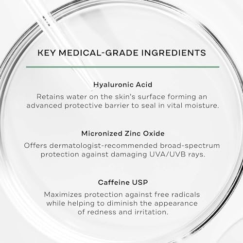 Replenix Antioxidant Hydrating Sunscreen SPF 50+ - Medical Grade Zinc Oxide Sun Protection, UVA/UVB Broad Spectrum, Safe for Sensitive Skin, 4 oz Avelisse