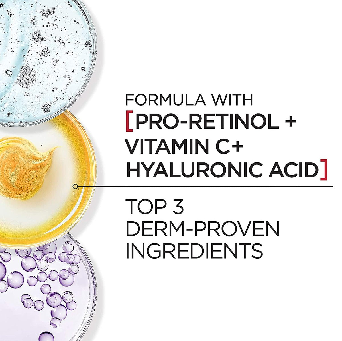 L'Oreal Paris Revitalift Triple Power Anti-Aging Eye Cream with Pro Retinol, Hyaluronic Acid & Vitamin C – 0.5 fl. oz. Avelisse
