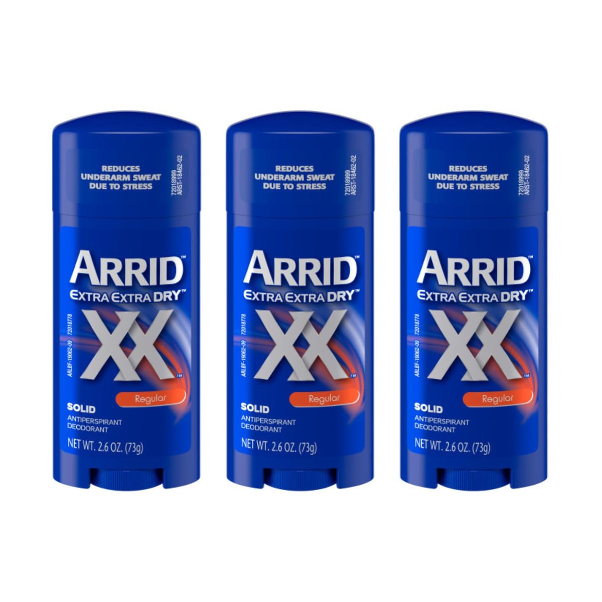 Arrid XX Antiperspirant Deodorant Solid Regular, 2.6 oz (Pack of 3) Avelisse
