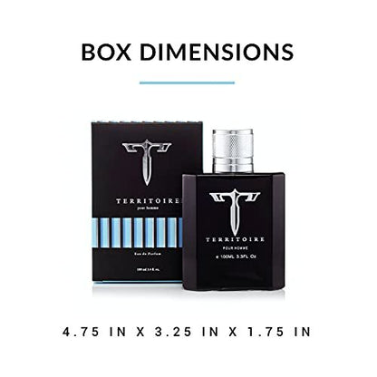 Territoire Eau De Parfum - Men's Cologne (Blue) | Long-Lasting Fragrance Avelisse