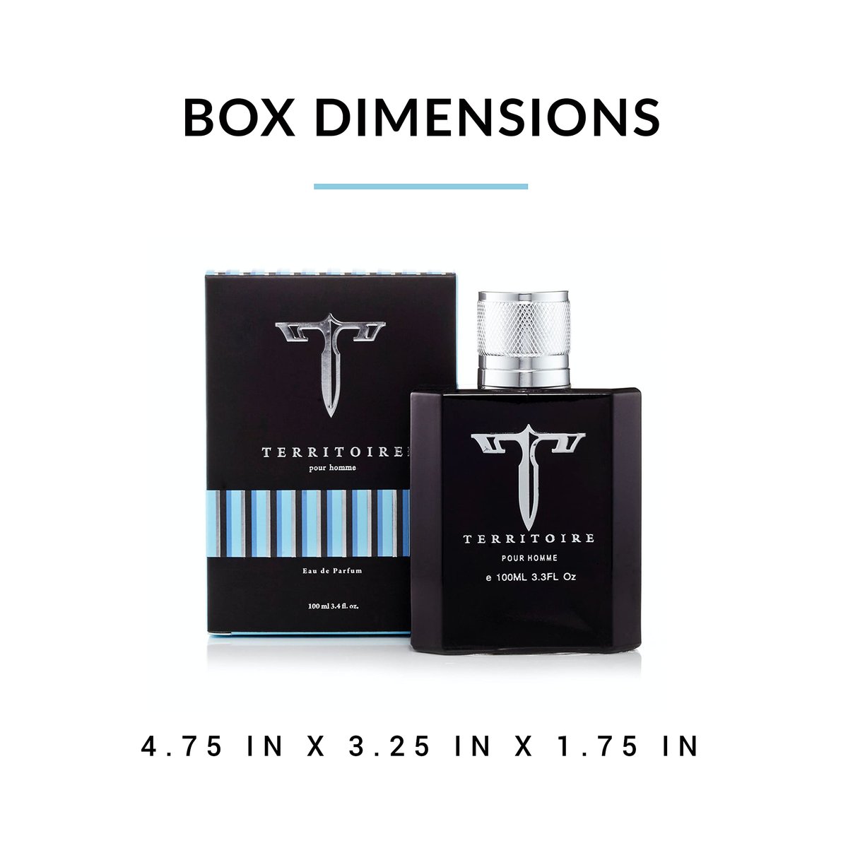 Territoire Eau De Parfum - Men's Cologne (Blue) | Long-Lasting Fragrance Avelisse