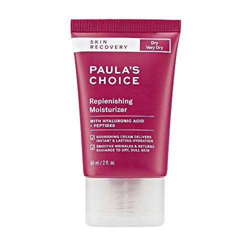 Paula's Choice SKIN RECOVERY Replenishing Face Moisturizer Cream – Daily Facial Moisturizer with Hyaluronic Acid & Peptides for Dry, Sensitive Skin, Fragrance-Free, 2 oz Avelisse