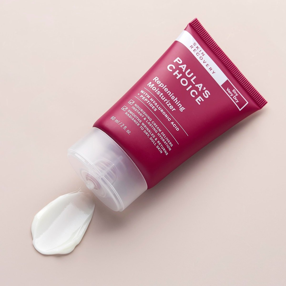 Paula's Choice SKIN RECOVERY Replenishing Face Moisturizer Cream – Daily Facial Moisturizer with Hyaluronic Acid & Peptides for Dry, Sensitive Skin, Fragrance-Free, 2 oz Avelisse