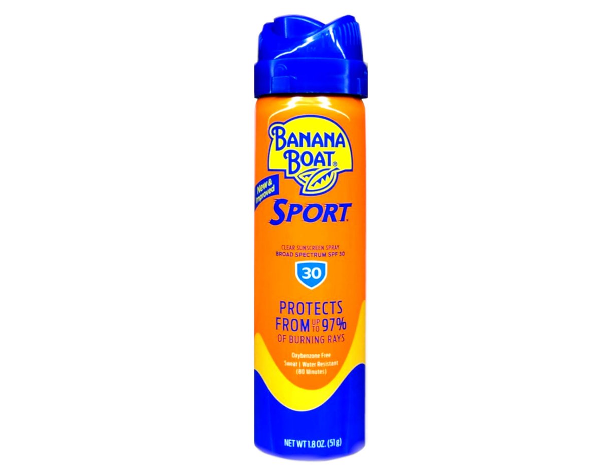Banana Boat Sport Sunscreen Spray SPF 30 - UltraMist CoolZone (Travel Size, 2-Pack) 1.8 oz Each - görsel 3