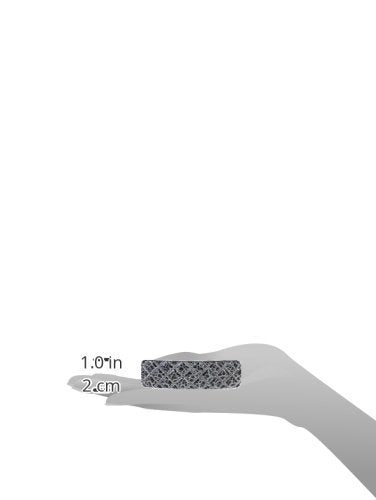 Caravan Barrette-5752 Baked Quilted Look – Celluloid Hair Clip for All Hair Types - görsel 3