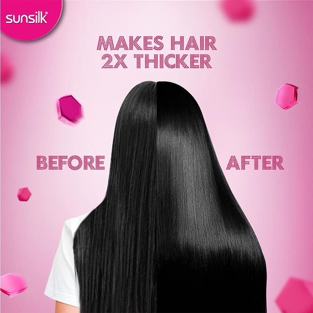 Sunsilk Lusciously Thick and Long Conditioner (180ml) - Volumizing & Strengthening Formula - görsel 7