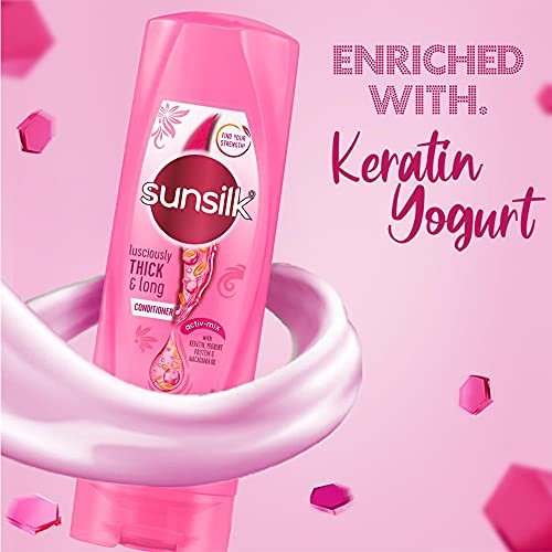 Sunsilk Lusciously Thick and Long Conditioner (180ml) - Volumizing & Strengthening Formula - görsel 6
