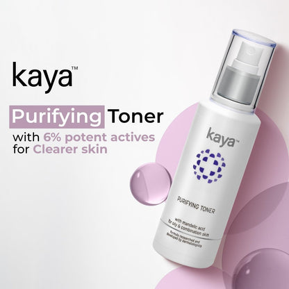 Kaya Skin Clinic Acne Free Purifying Toner - 100ml | Oil-Free Astringent for Acne-Prone Skin
