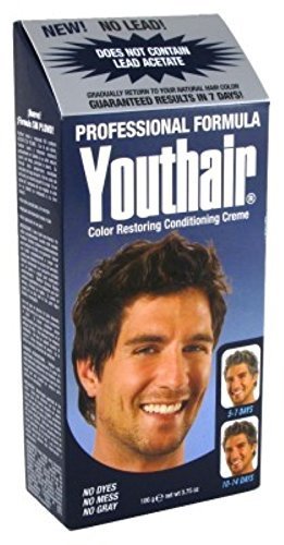 Youthair Creme Lead-Free Hair Color – Black, 3.75 oz (Pack of 2) Avelisse