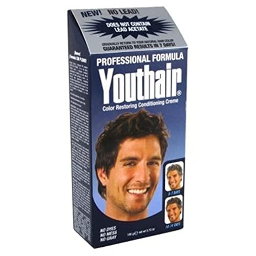 Youthair Creme Lead-Free Hair Color – Black, 3.75 oz (Pack of 2) Avelisse