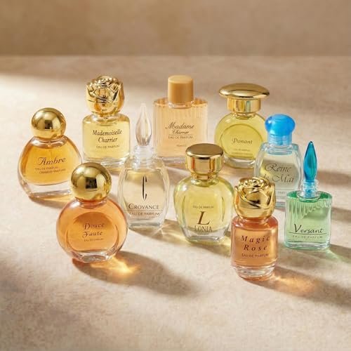 Charrier Parfums 10 Eaux de Parfum Luxurious Gift Box - Made in Provence, France - 57.8 ml - görsel 9