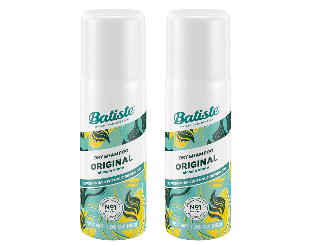 Batiste Dry Shampoo Original 1.06 oz (Pack of 2) - Instant Refresh & Volume Avelisse