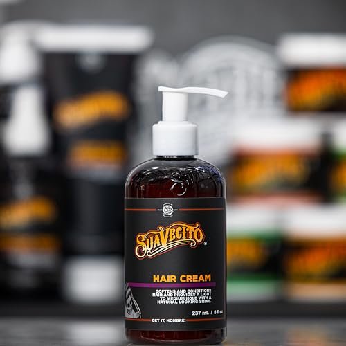 Suavecito Hair Cream Pump Bottle - Medium Shine, All Day Light Hold (8 oz) - görsel 16