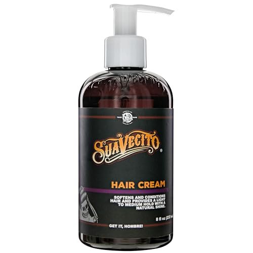 Suavecito Hair Cream Pump Bottle - Medium Shine, All Day Light Hold (8 oz) - görsel 2