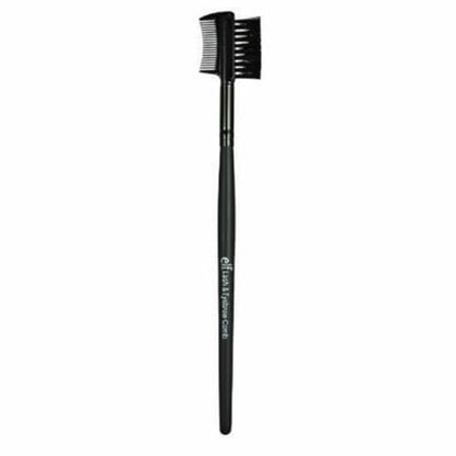 e.l.f. Lash & Brow Comb - Dual-Sided Brush for Groomed Lashes & Brows, Vegan & Cruelty-Free